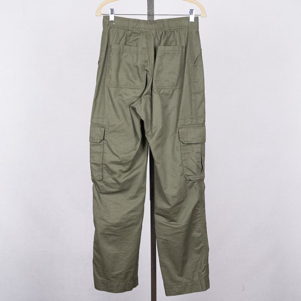 Abercrombie Fitch Women's Cargo Pants 28 / 6 Olive Army Green Casual Gorp Cabin - Picture 4 of 6